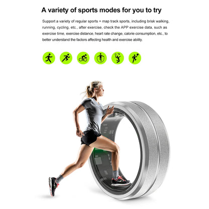 2024 Smart Ring Men Women IP68 Waterproof Heart Rate Blood Oxygen Sleep Health Monitor Sports Fitness Health Ring Android IOS